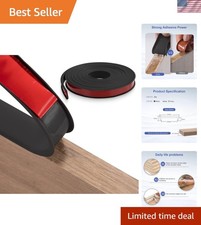 U-Shape Edge Banding, 16.4ft TPE Self Adhesive Veneer Edging Trim Flexible Co...