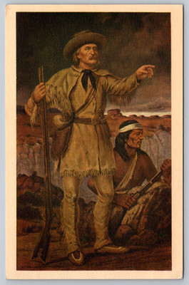 c1920s Kit Carson T.B. Walker Arthur Jaffe Heliotrope Antique Postcard