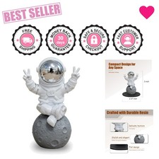 Astronaut Figurine Statue, 3-Inch Resin Spaceman Desk Decor for Office, Shelf...