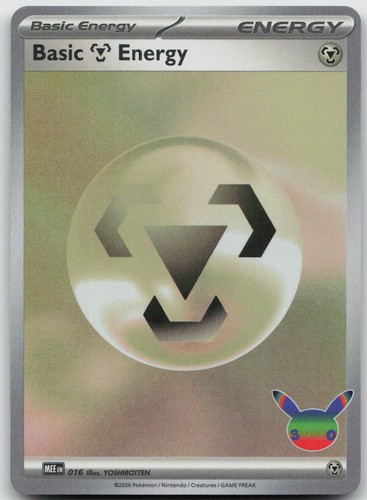 Basic Metal Energy (30th Celebration) 016 Holo Pokemon NM