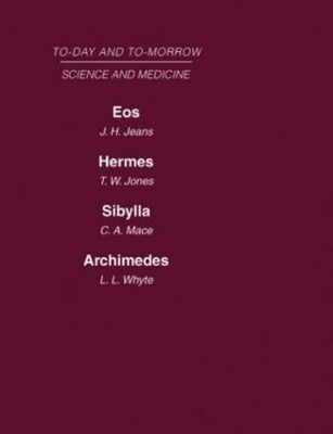 Jones Jeans Today and Tomorrow Volume 9 Science and Medic (Hardback) (UK IMPORT)