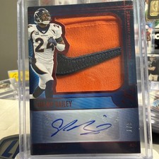 2025 Panini Silhouette FOTL! Champ Bailey Broncos Patch Auto1/7 🔥 NIKE SWOOSH
