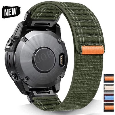 Nylon Quick Fit Band Strap For Garmin Fenix 8/E/7X 6/6X 5/5X Plus/3HR/Epix Pro