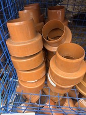 Polypipe UG463 Underground Drainage 110mm Clay to Cast Iron Spigot Adaptor -