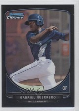 2013 Bowman Prospects Chrome Black Refractor 59/99 Gabriel Guerrero #BCP91 0g4