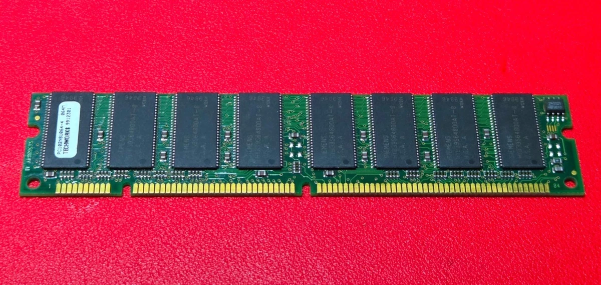 【希少】Infineon製 64MB SO-DIMM メモリモジュール DIMM Computer Memory (RAM 64 MB Capacity per Module) for sale | eBay