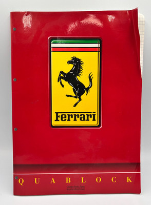 Vintage Ferrari Graph Paper Sketch Book (Unused)