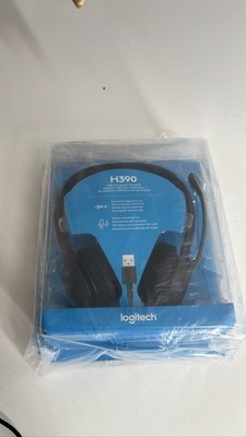 Logitech H390 USB Headset Noise Canceling Mic Digital Stereo