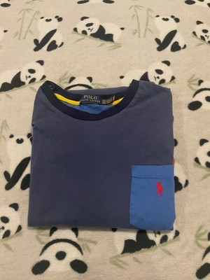 Polo Ralph Lauren Men's T-Shirt Size XXL Color Block Jersey Pocket
