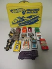 Vintage Lot of Hot Wheels & Match Box Cars  in Hot Wheels Vinyl Case