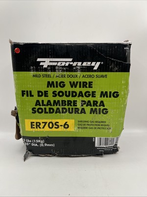42281 Mig Wire, Mild Steel ER70S6, 035 Diameter, 33 Pound Spool