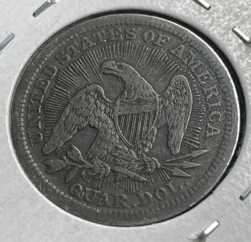 1853 Seated Liberty Quarter Arrows & Rays Nice Fine Condition