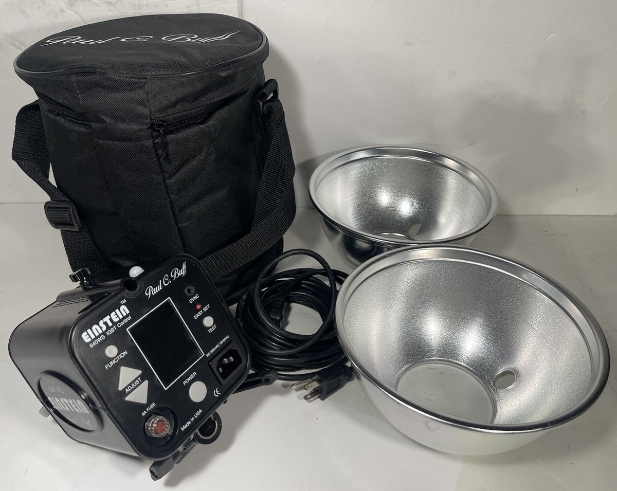 Kit Flash Studio Paul C Buff Einstein E640 640WS - Complet Voyage - Très Bon état