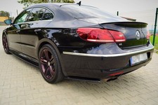 Maxton Design Diffusor Flaps passend für VW CC R-LINE schwarz Hochglanz
