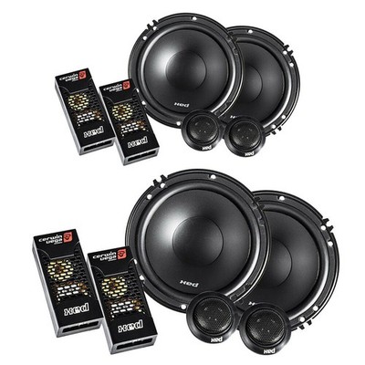 4 Cerwin-Vega XED650C 600W 6.5'' 2-Way Component Power Handling Speaker