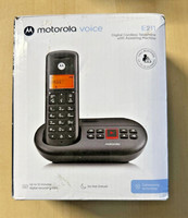 Motorola Voice E211 Digital Cordless Telephone with Answering Machine – Fully Te