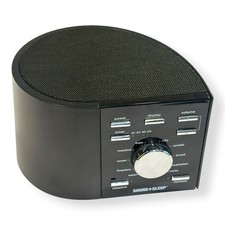 Sound Sleep High Fidelity Sleep Sound Machine with 30 Classic Black