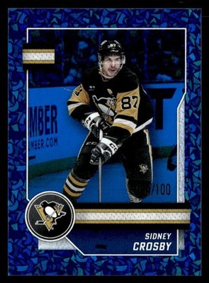 2025-26 Topps NHL Sticker Collection Blue SIDNEY CROSBY #363 64/100 Penguins
