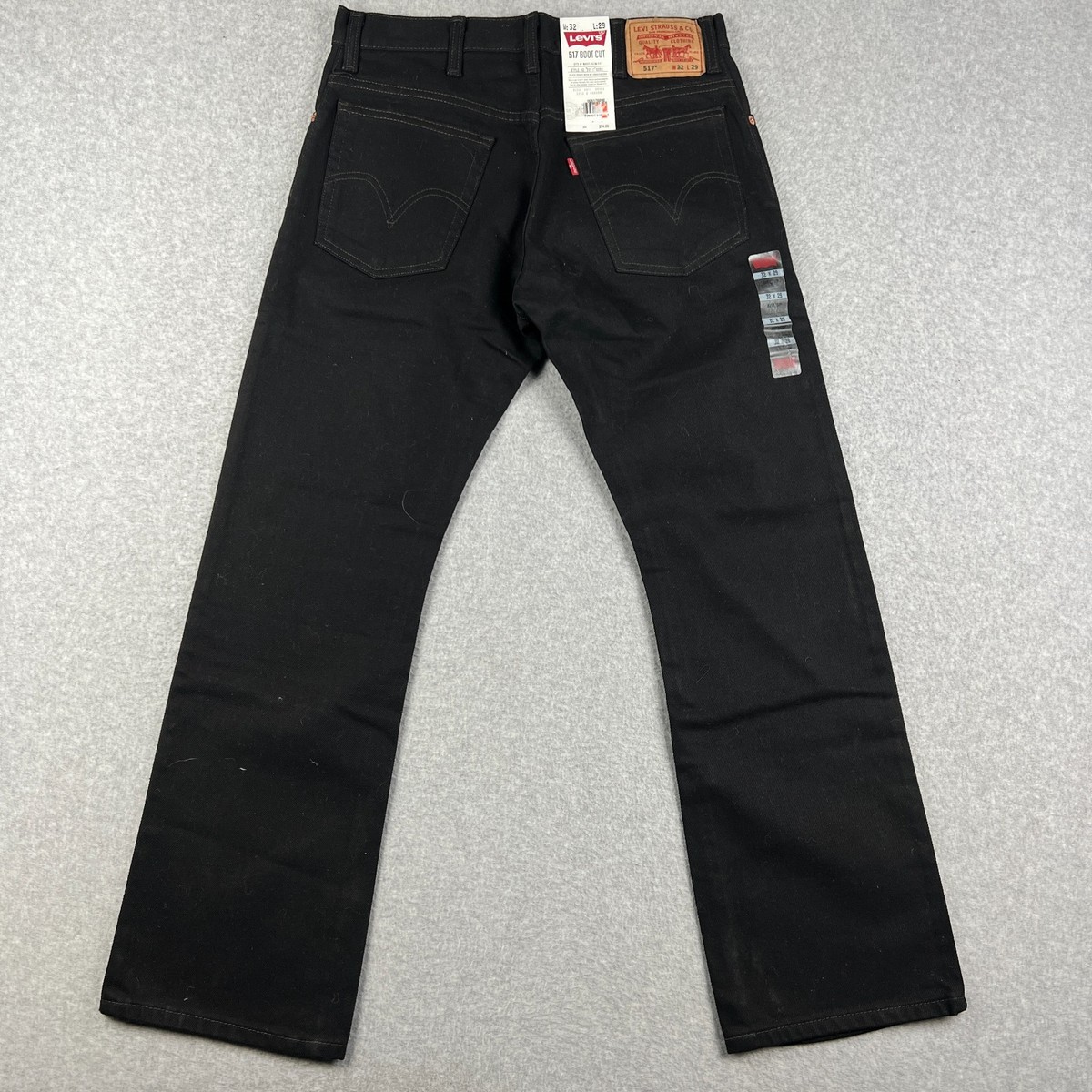 【USA製】00s Levi's 517 W30 真紺　希少US517-0003 New VINTAGE 00s Levis 517 Bootcut Denim Jeans 32x30 Black Mens