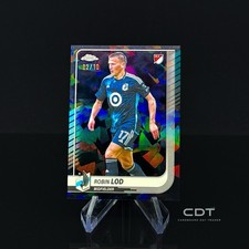 2025 Topps Chrome MLS Robin Lod Black Sapphire /10 #2/10 Minnesota United SSP 🔥