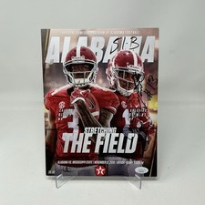 ArDarius Stewart Autographed Alabama Crimson Tide Football Program JSA COA