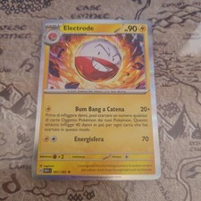 ELECTRODE 101/165 SCARLATTO E VIOLETTO RARA HOLO CARTA POKEMON NM