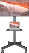 Supporto Mobile TV per LCD LED Da 23 a 60 Pollici a Schermo Piatto/Curvo, Carrel