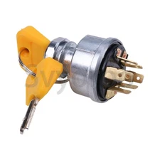 Ignition Switch W/2Keys 2368655 2782017 7004147 For Clark Hyster Yale Forklift