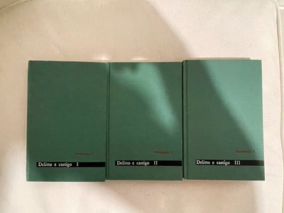1961 - Verbrechen und Strafe - Dostojewski - 3 Bände - Paulus Verlag - Catania