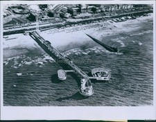 1961 Netherlands Amusement Pier Will Have Separate Islands Travel Photo 7x9