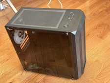 Apevia Prodigy Micro-ATX tower with 1 tempered glass window, 3 RGB fans, black