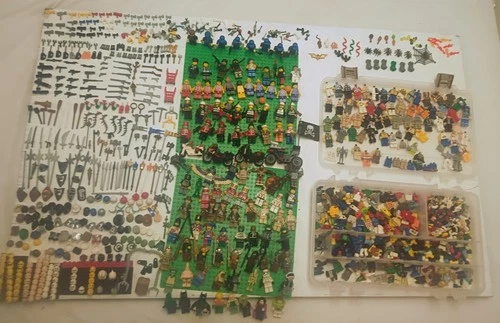 Lego Minifigure Lot DC/Marvel Star Wars SpongeBob Castle City Pirate Accessories