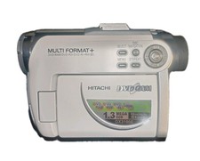 Hitachi DVD Camcorder 3100E Charger & Battery Cased Tested/Working