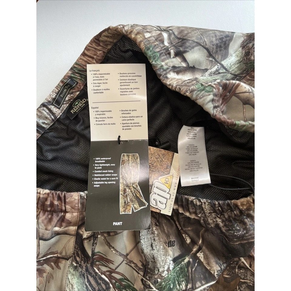 RedHead Realtree Pants Mens Size XL Advantage Max 4 HD Stormtex Camouflage NWT - Image 3 of 4