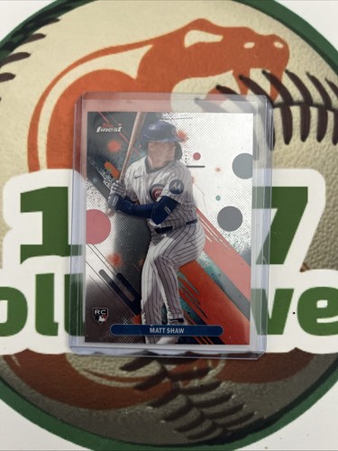 2025 Topps Finest #265 Matt Shaw | Baseball Card