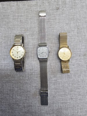3 Vintage Timex watches - One With Speidel Band