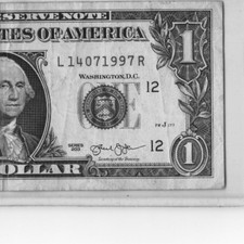 $1 BIRTHDAY NOTE "14071997";  JULY 14, 1997