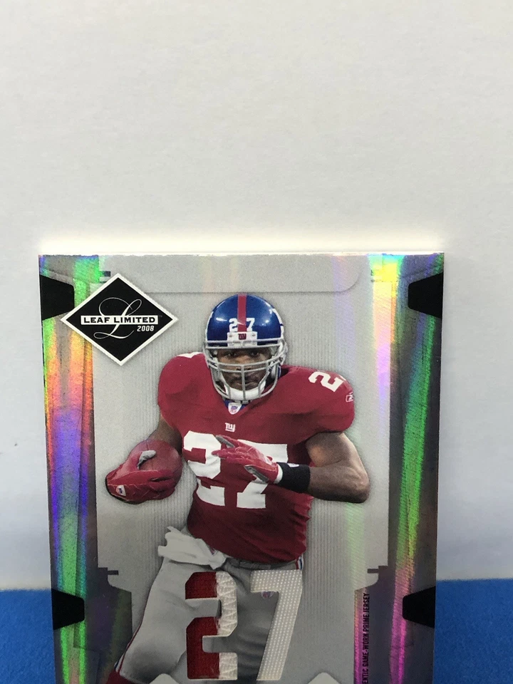 2008 Leaf Limited Threads Prime Jersey Number Brandon Jacobs 2clr Patch 11/27 - Image 2 of 4