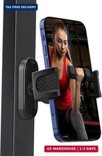 Magnetic Phone Holder for Gym, 360  Adjustable Strong Magnet Base Mount, Univers