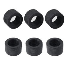 2 Pack Thread Protector 1/2 x 28 for 22LR .223  5.56, Blackness black