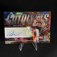 Deni Avdija Auto /49 2021-22 Spectra Catalysts Signatures Red Ice Astral Prizm