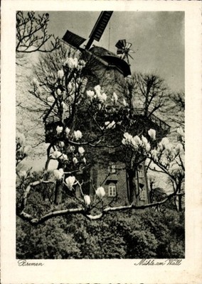 Postcard Hanseatic City of Bremen, Mühle am Wall - 5066706