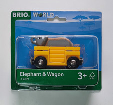 BRIO Elephant & Wagon set 33969. Used. Good condition. Original box.