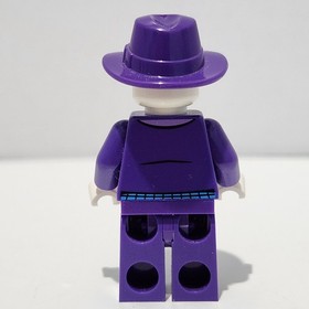 Lego The Joker 76013 Blue Vest, Dark Purple Fedora Super Heroes Minifigure