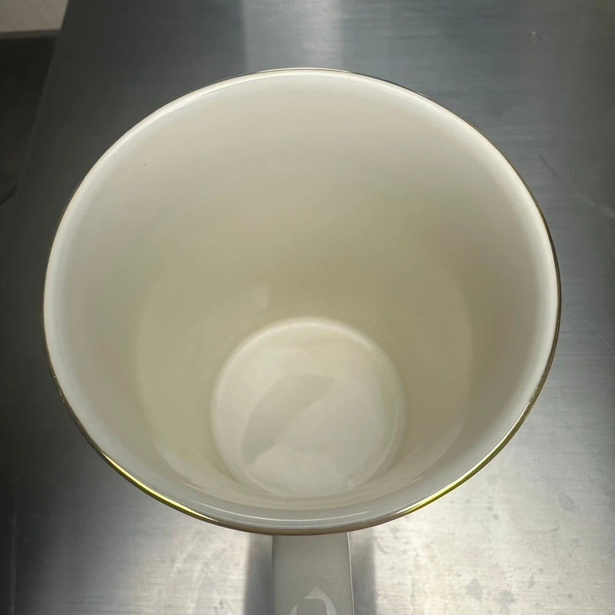 Taza de café navideña Lenox American by Design deseos más cálidos hacer feliz reemplazo Foto 4 de 4