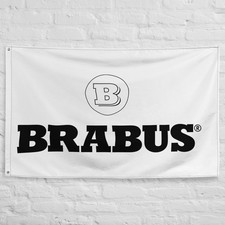 Brabus Logo Flag 3x5 ft Garage Banner Man Cave Wall Decor