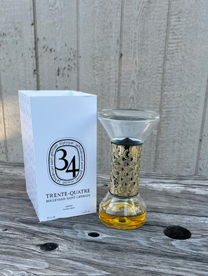 Diptyque 34 Boulevard Saint Germain Hourglass Diffuser 75ml With Box Tried Once