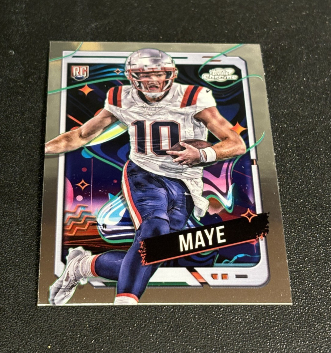 Drake Maye 2024 Topps Chrome Cosmic Football Rookie Rc Card #162 Patriots HOT!!