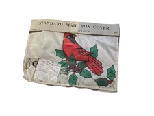 CBK LTD Christmas Cardinal Mailbox Cover 18x20 Holiday Holly Winter New