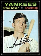1971 Topps Frank Baker (MK) RC New York Yankees #213